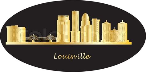 Louisville skyline | Stock vector | Colourbox