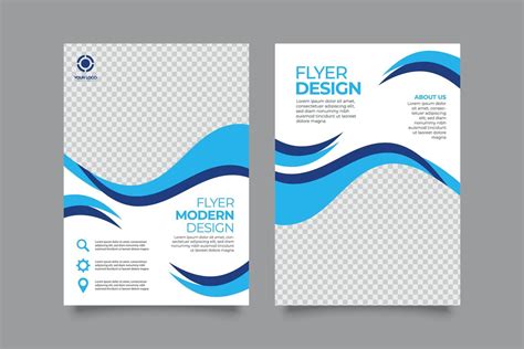 Creative blue modern business flyer template 1893940 Vector Art at Vecteezy