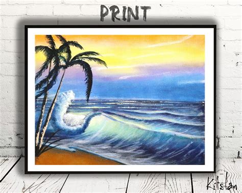 Bob Ross Painting Tropical Seascape Season 12 Episode 9 | Etsy