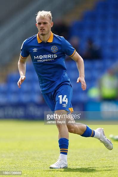 Taylor Perry of Shrewsbury Town during the pre-season friendly... News Photo - Getty Images