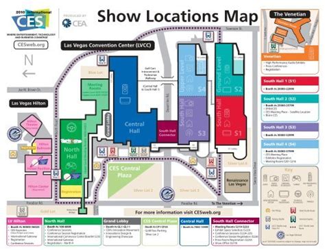 Las Vegas Convention Center South Hall Map