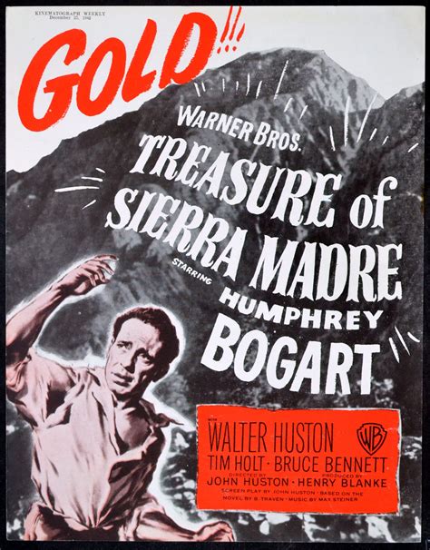 TREASURE OF THE SIERRA MADRE | Rare Film Posters