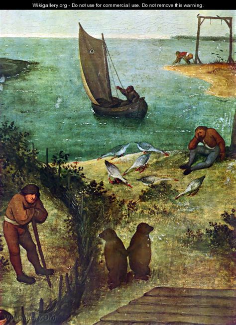 Netherlandish Proverbs (detail 3) - Pieter the Elder Bruegel - WikiGallery.org, the largest ...