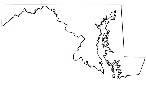 State Outlines: Blank Maps of the 50 United States - GIS Geography