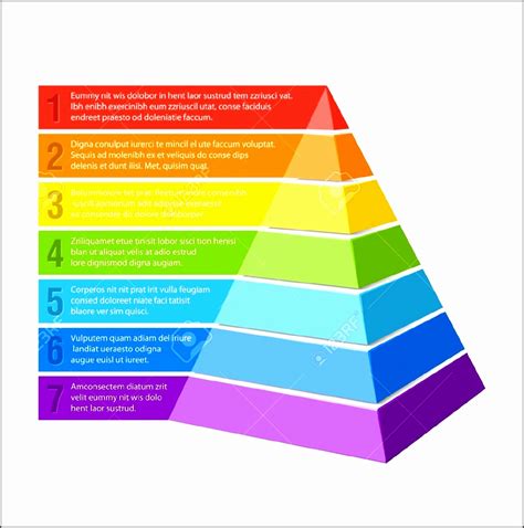 5 Pyramid Chart Template - SampleTemplatess - SampleTemplatess