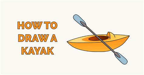 How to Draw a Kayak - Really Easy Drawing Tutorial