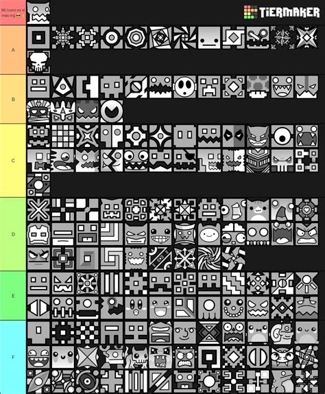 ¡Mi Tier List De Geometry Dash! | Geometry Dash (ESPAÑOL) Amino