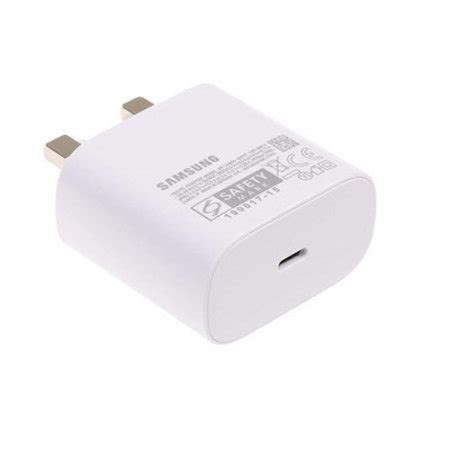 Official Samsung 25W PD USB-C UK Wall Charger - White Reviews - Mobile ...