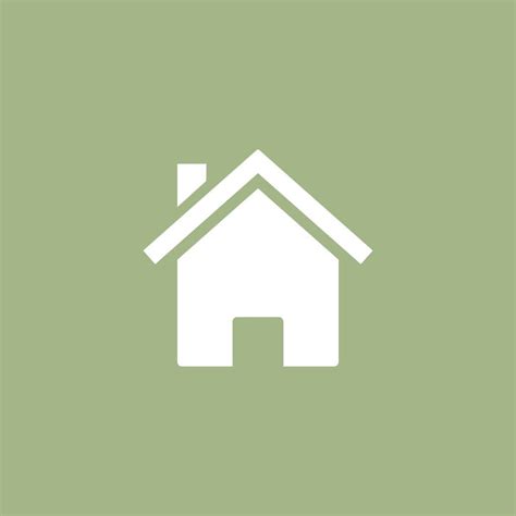 Design home icon in sage green | Home icon, App icon design, Ios app icon design