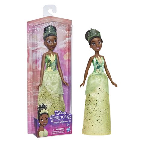 Buy Disney PrincessRoyal Shimmer Tiana Doll, Fashion Doll with Skirt and Accessories, Toy for ...