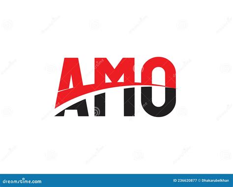 AMO Letter Initial Logo Design Vector Illustration Stock Vector ...