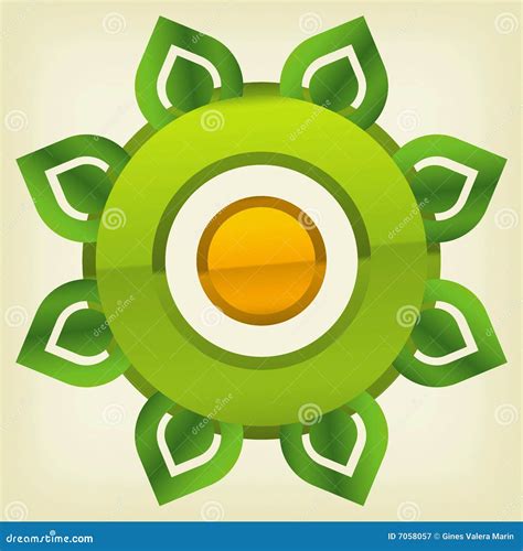 Green Technology Icon Royalty Free Stock Photography - Image: 7058057