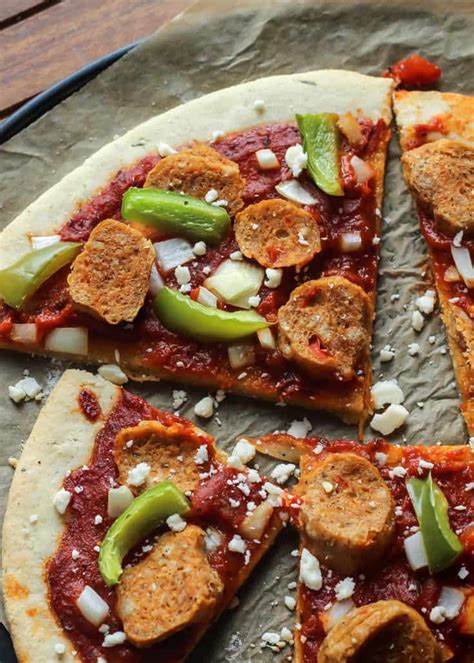 Paleo Pizza Crust with Tapioca Flour [nut free] • Fit Mitten Kitchen