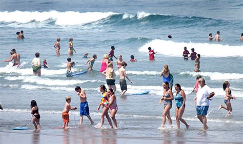 Taking a chilly plunge at Boston beaches - Boston.com