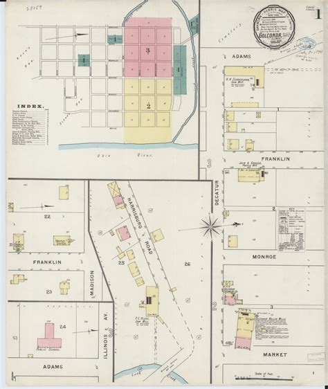 Sanborn Fire Insurance Map from Golconda, Pope County, Illinois. | Library of Congress