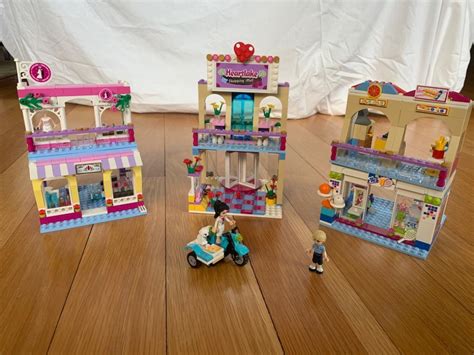 Lego Friends Shopping Mall - main buildings and motorcycle, Hobbies & Toys, Toys & Games on ...