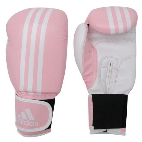 Adidas Response Boxing Gloves (Pink/White) - Pink Adidas Boxing Gloves