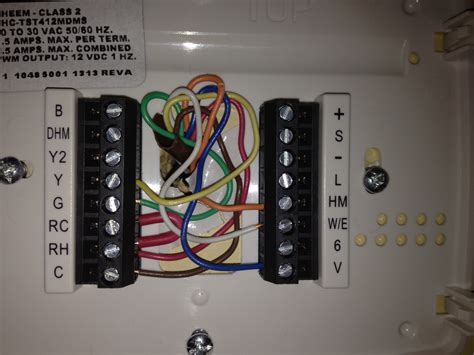 Rheem Prestige Two Stage Thermostat Wiring Diagram