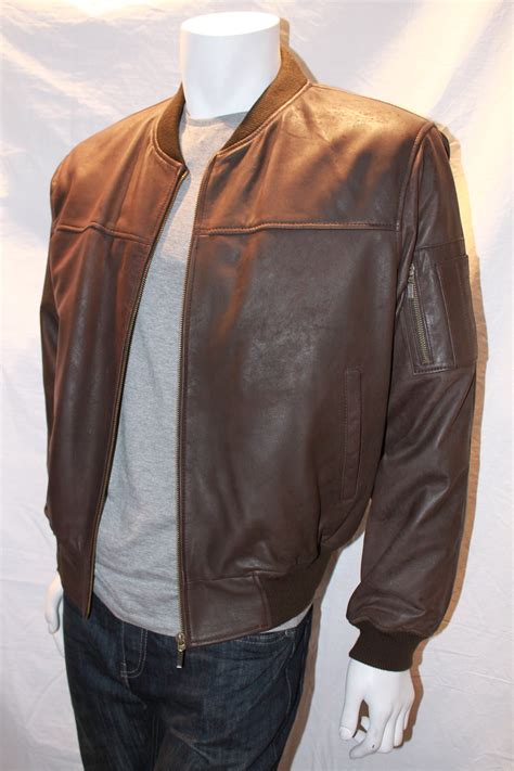 Caine Leather Bomber Jackets | donyaye-trade.com