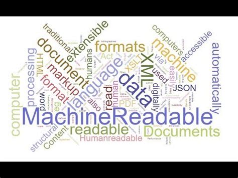 Making Data Machine Readable - YouTube