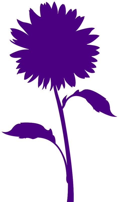 Sunflower Silhouette | Free vector silhouettes