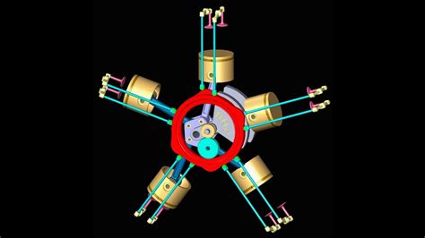 Radial Engine Animation