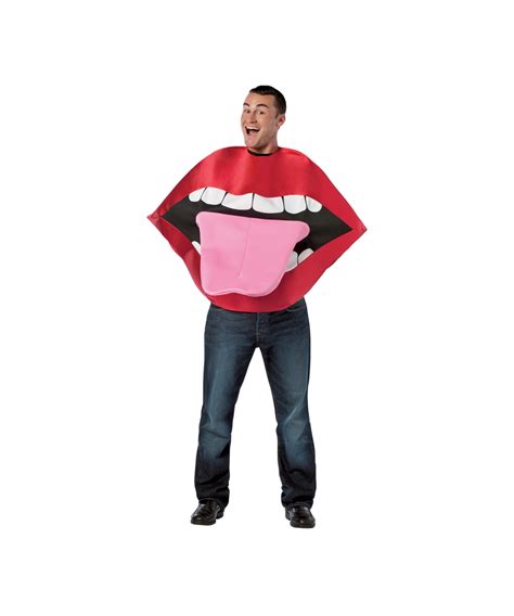 Lips And Tongue Costume - Adult Costumes