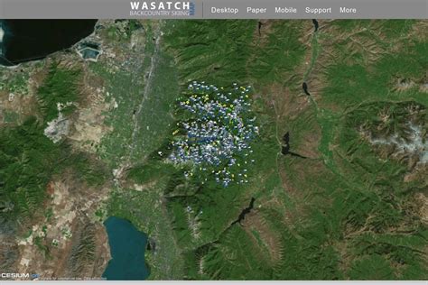 Wasatch Backcountry Skiing Guide & Map – Internet Salmagundi