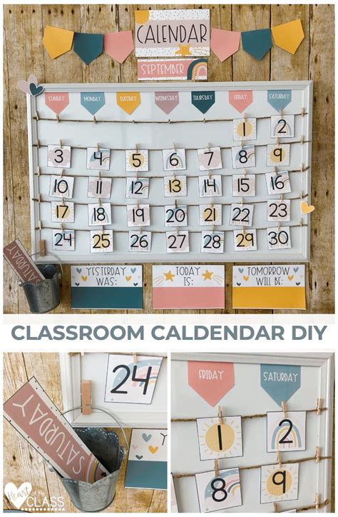 Classroom calendar diy – Artofit