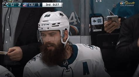 Did Brent Burns fix his teeth? : r/SanJoseSharks