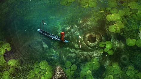 Fisherman And Mysterious Eye Live Wallpaper - MoeWalls