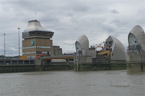 THAMES BARRIER - RAISED DURING HIGH TIDE | Thames barrier, Flood ...