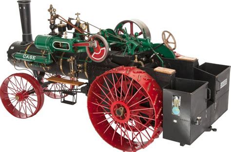 LIVE STEAM SCALE MODEL CASE 25 HP STEAM TRACTOR 18 x 40 x 10 inches (45 ...