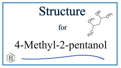 Pentanol Structural Formula