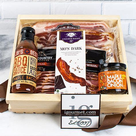 Artisan American Bacon Gift Basket - SHIPPING INCLUDED in 2020 | Bacon ...