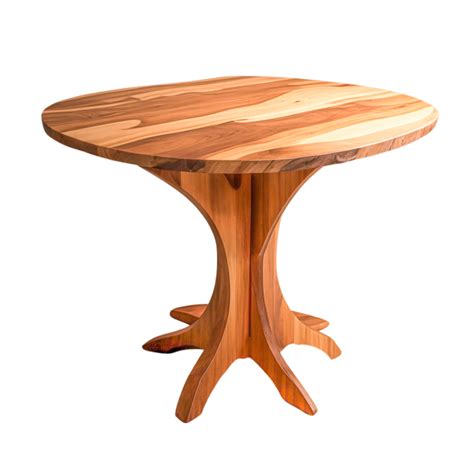 Round wood table . 28578856 PNG