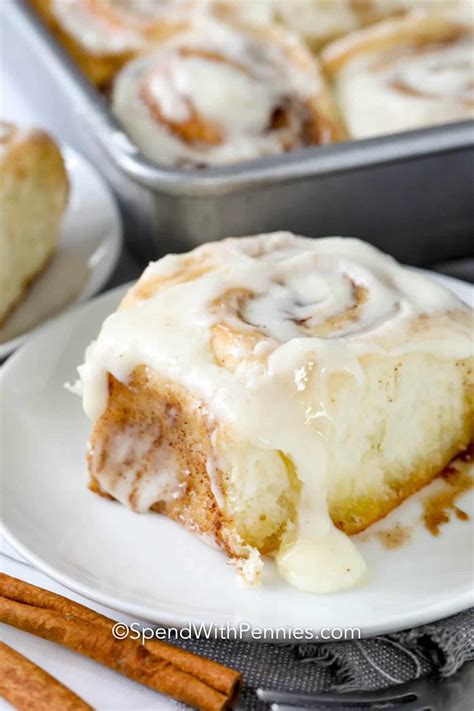 Homemade Cinnamon Roll Recipe – Spend With Pennies – Dine Ca