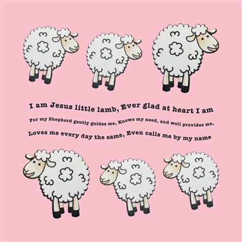 I am Jesus little lamb - Little Lamb - Kids T-Shirt | TeePublic