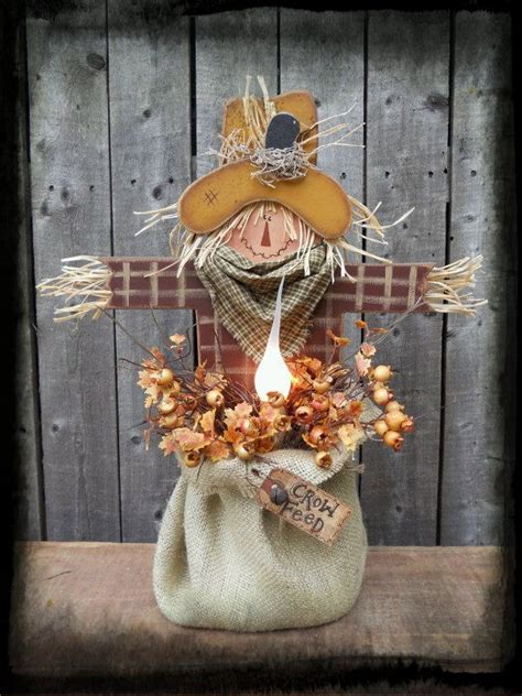 Pin on FALL Scarecrow Craft Patterns DYI Fabric and Wood