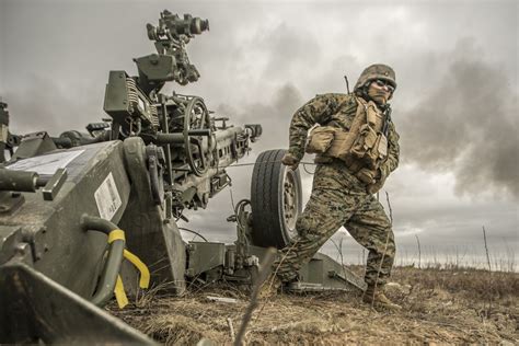 DVIDS - Images - Hotel Battery, 3rd Battalion, 14th Marines rain steel ...