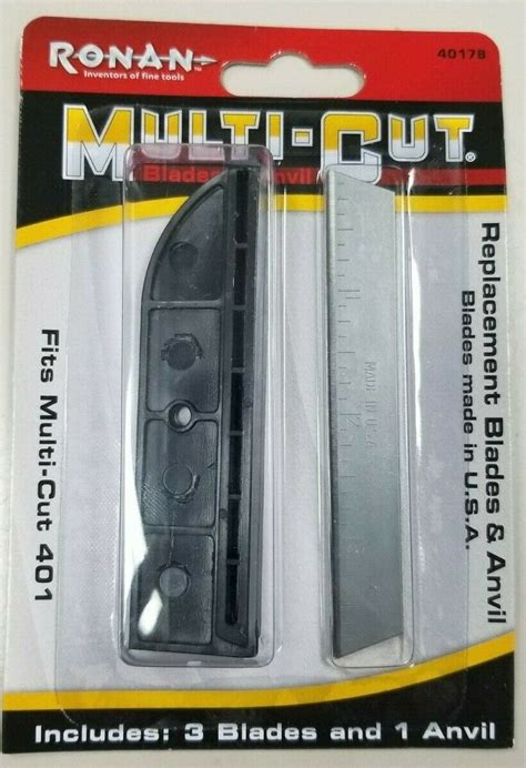 Handi Multi-Cut 3-7/8" 3 pcs Replacement Blades 1 Anvil 401 37251 37301 Craftsman Compatible ...