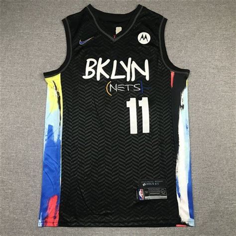 Men's Brooklyn Nets Kyrie Irving City jersey #11 | Brooklyn nets, Kyrie ...