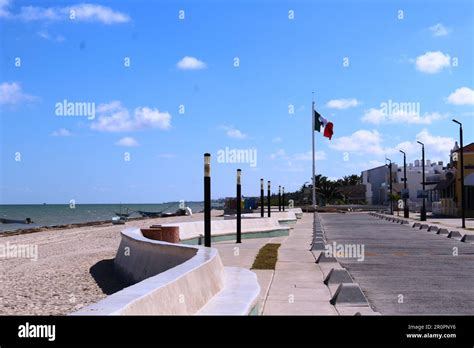 PROGRESO, MEXICO - OCTOBER 17, 2016 Progreso Pier the world’s longest cement pier with beaches ...