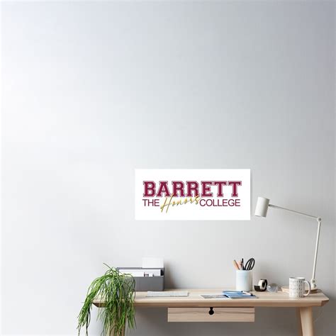 "Barrett Honors College " Poster for Sale by amjamies | Redbubble