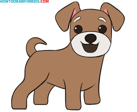 How to Draw a Dog Very Easy -Drawing Tutorial For kids