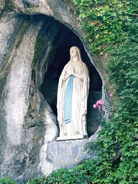 Lourdes Grotto France, Our Lady Of Lourdes, Natural Landmarks, Nature ...