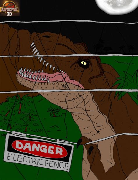 Jurassic Park T-REX Escape! by TheOneTrueSirCharles on DeviantArt