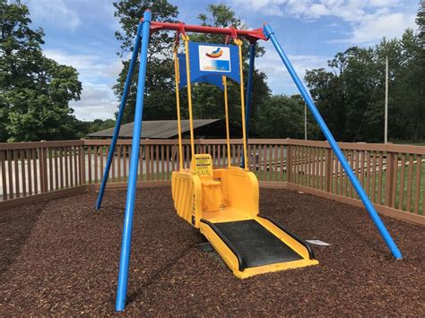 Wheelchair-accessible swing installed at Casey Park in Auburn