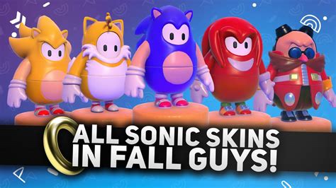 Every Sonic Skin in Fall Guys! - YouTube