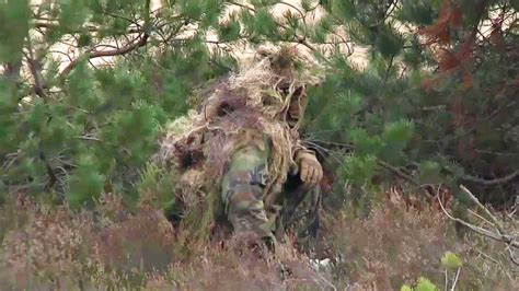 American Army Sniper — Rifle Shoot & Ghillie Suit Camouflage Training ...